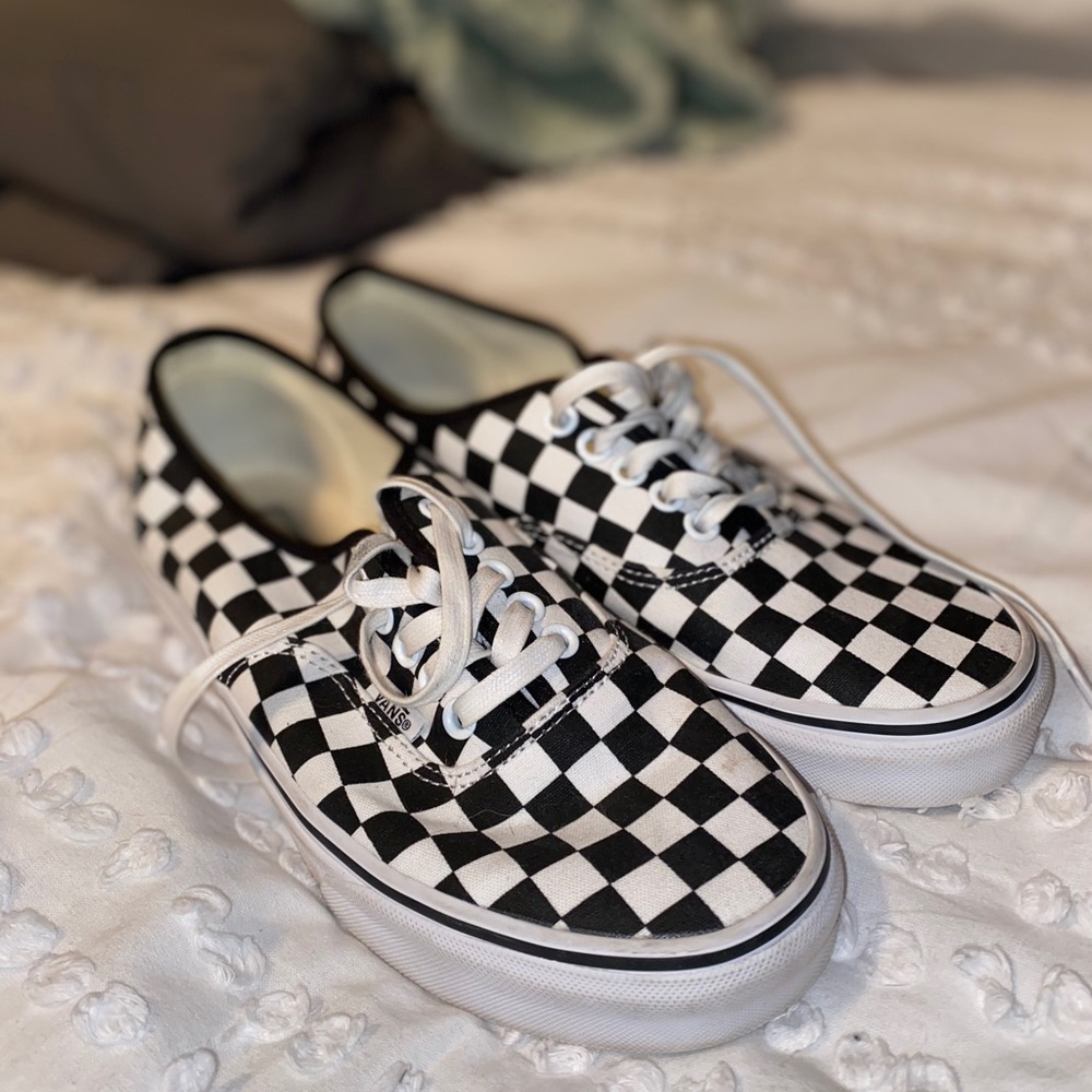 Checkered Vans